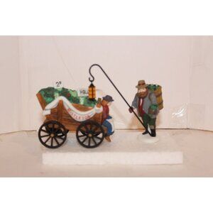 Dept 56 Dickens Village - Chelsea Market Mistletoe Monger & Cart